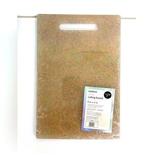 New Core Kitchen Cutting Poly Board RAINBOW Glitter Medium Size 8”x12”
